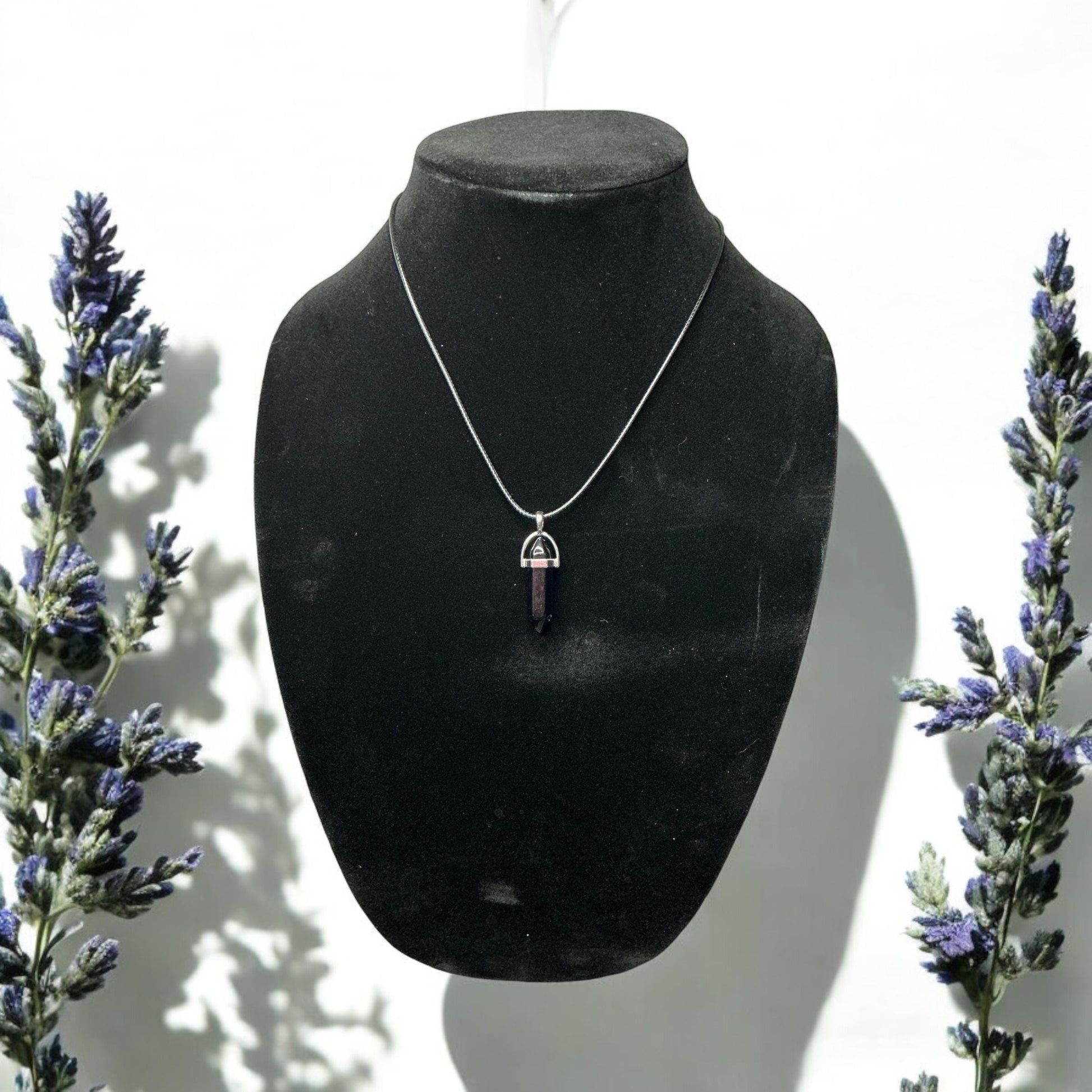 Crystal Point Pendant Necklace with 20-Inch