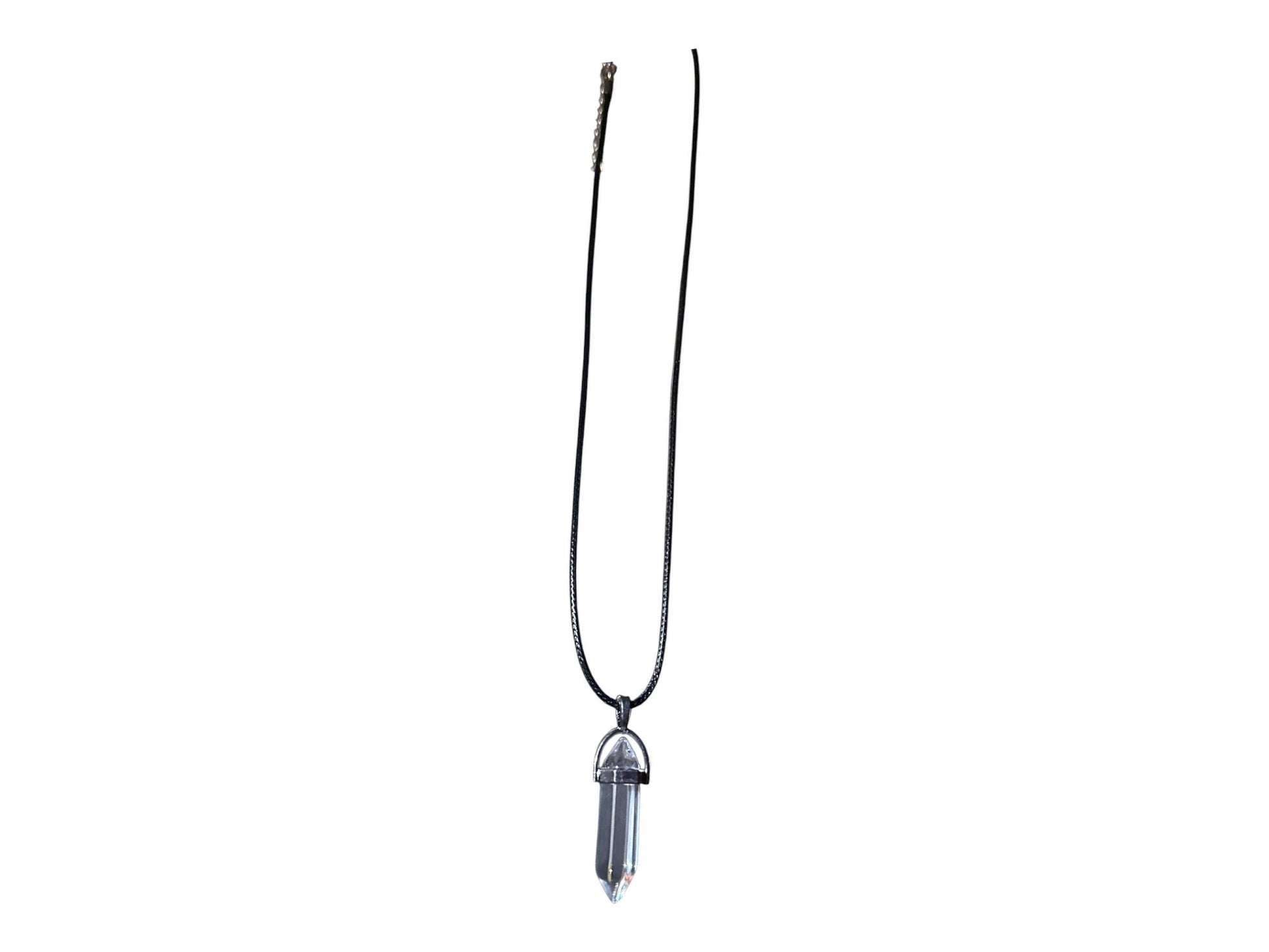 Crystal Point Pendant Necklace with 20-Inch