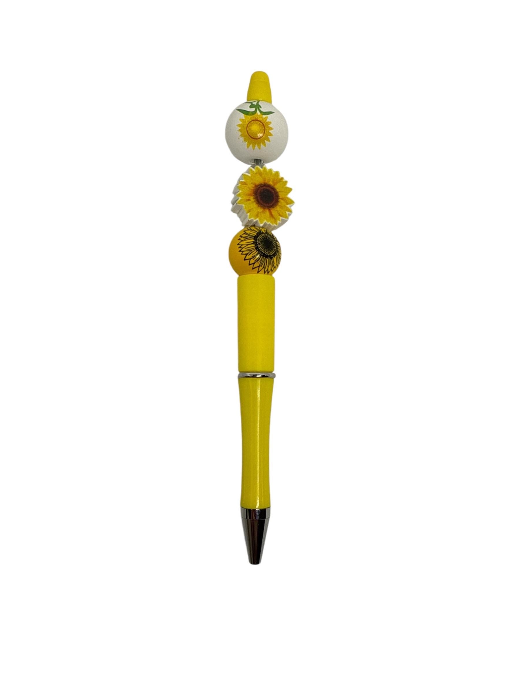 Beadeble Sunflower Pen – Bring a Little Bloom to Your Workspace