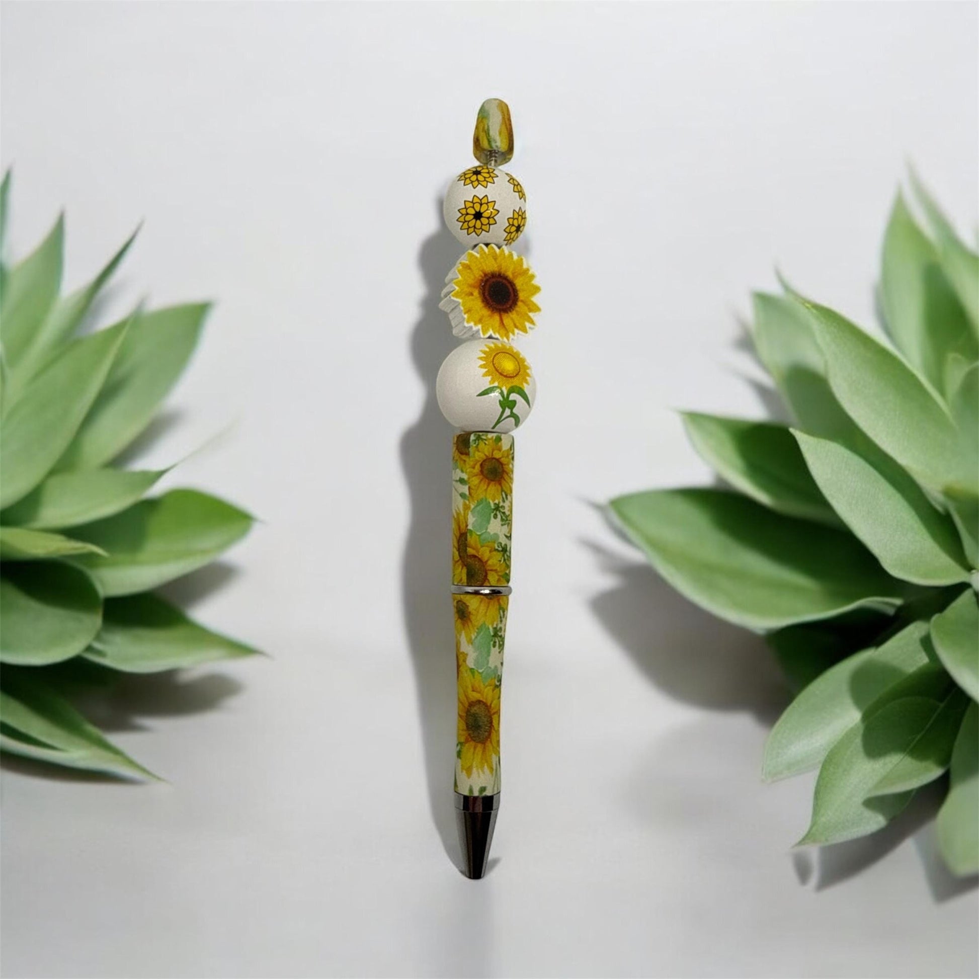 Beadeble Sunflower Pen – Bring a Little Bloom to Your Workspace