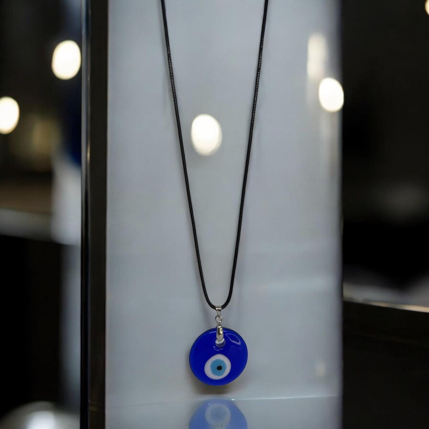 Classic Evil Eye Pendant Necklace for Good Luck & Protection