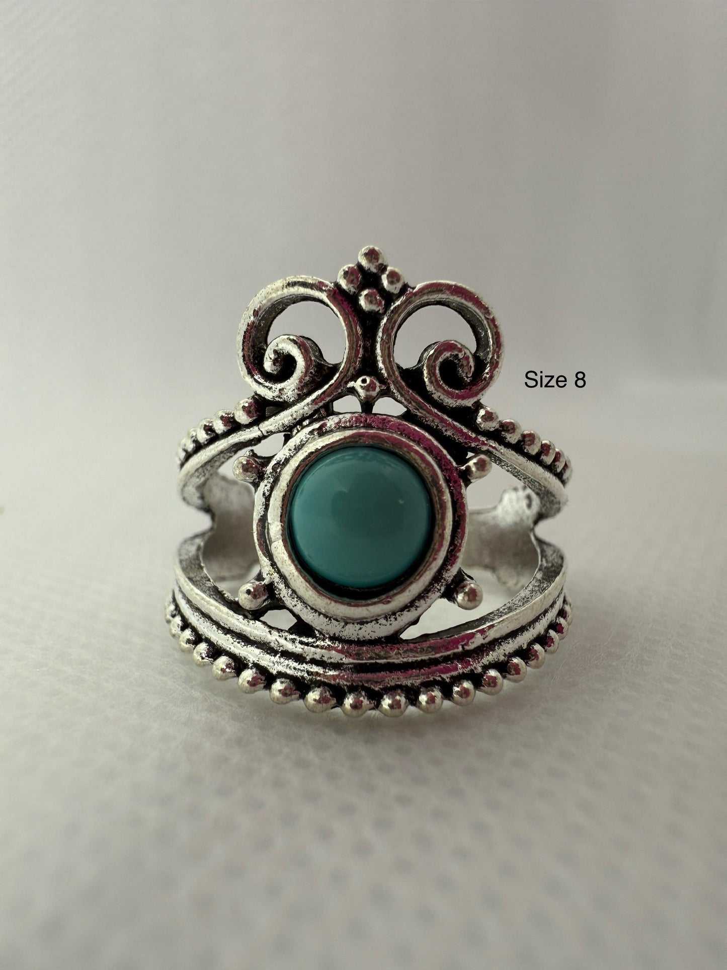 Elegant Turquoise Rings Collection