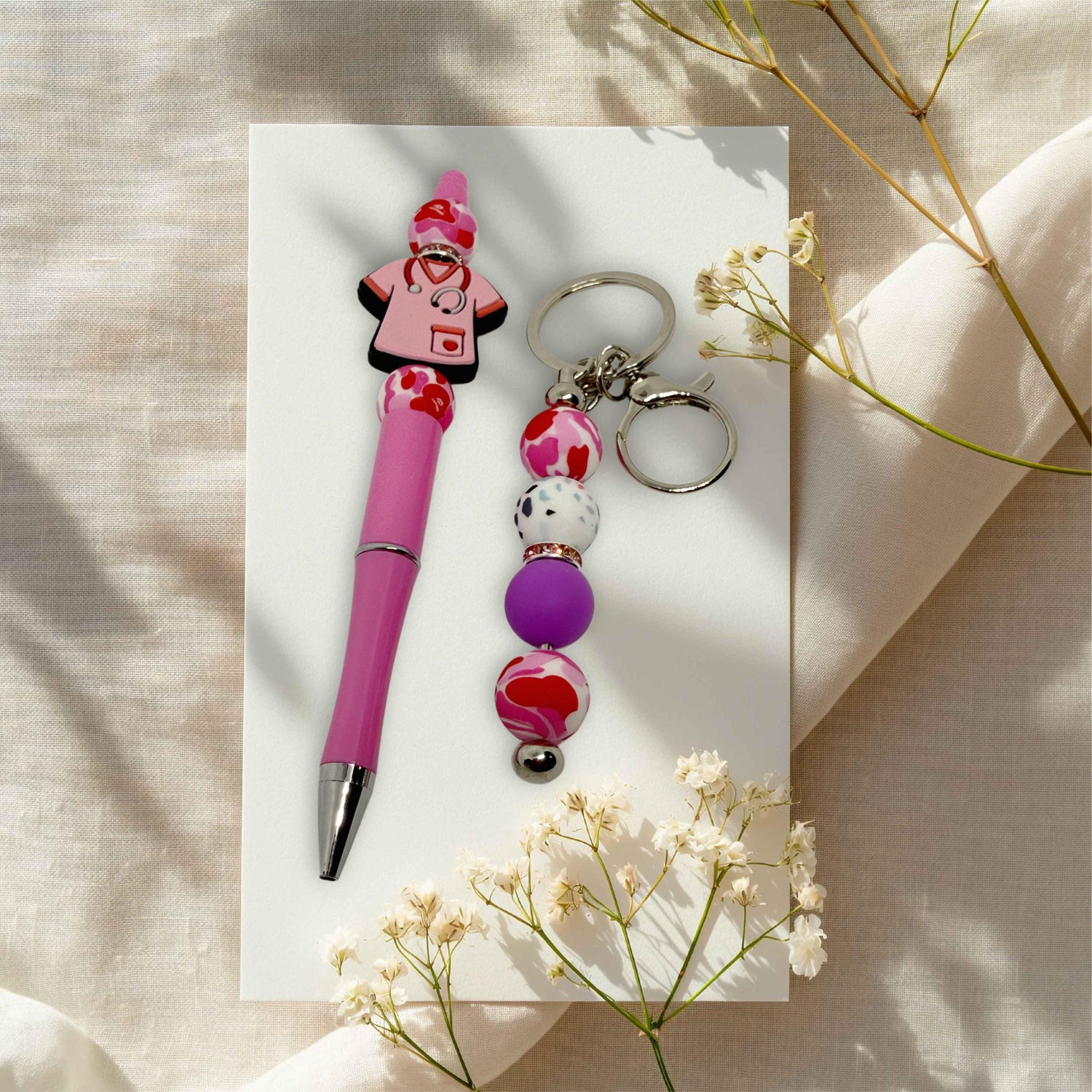 Stylish Essentials for Clinic Professionals: Pens & Keychains