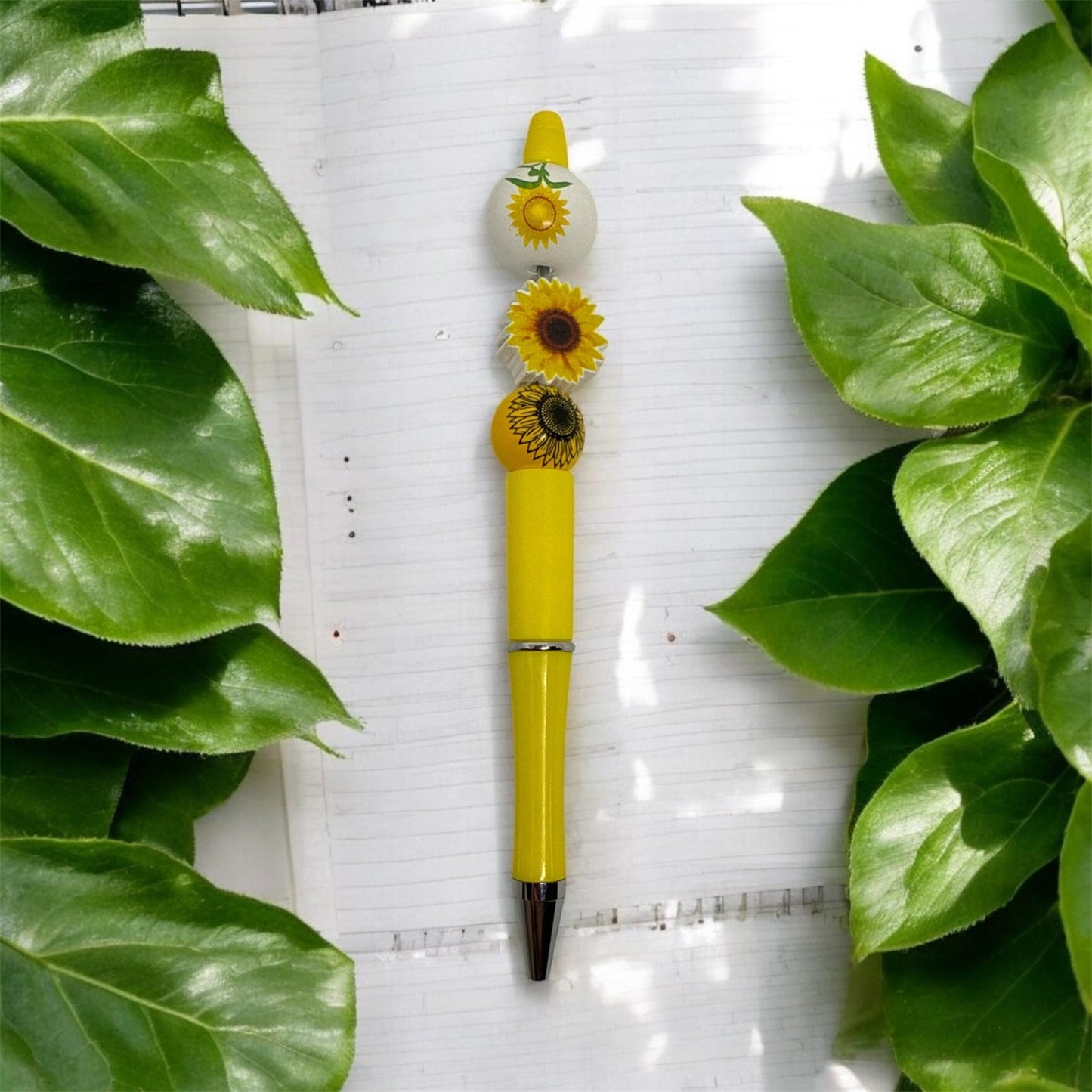 Beadeble Sunflower Pen – Bring a Little Bloom to Your Workspace