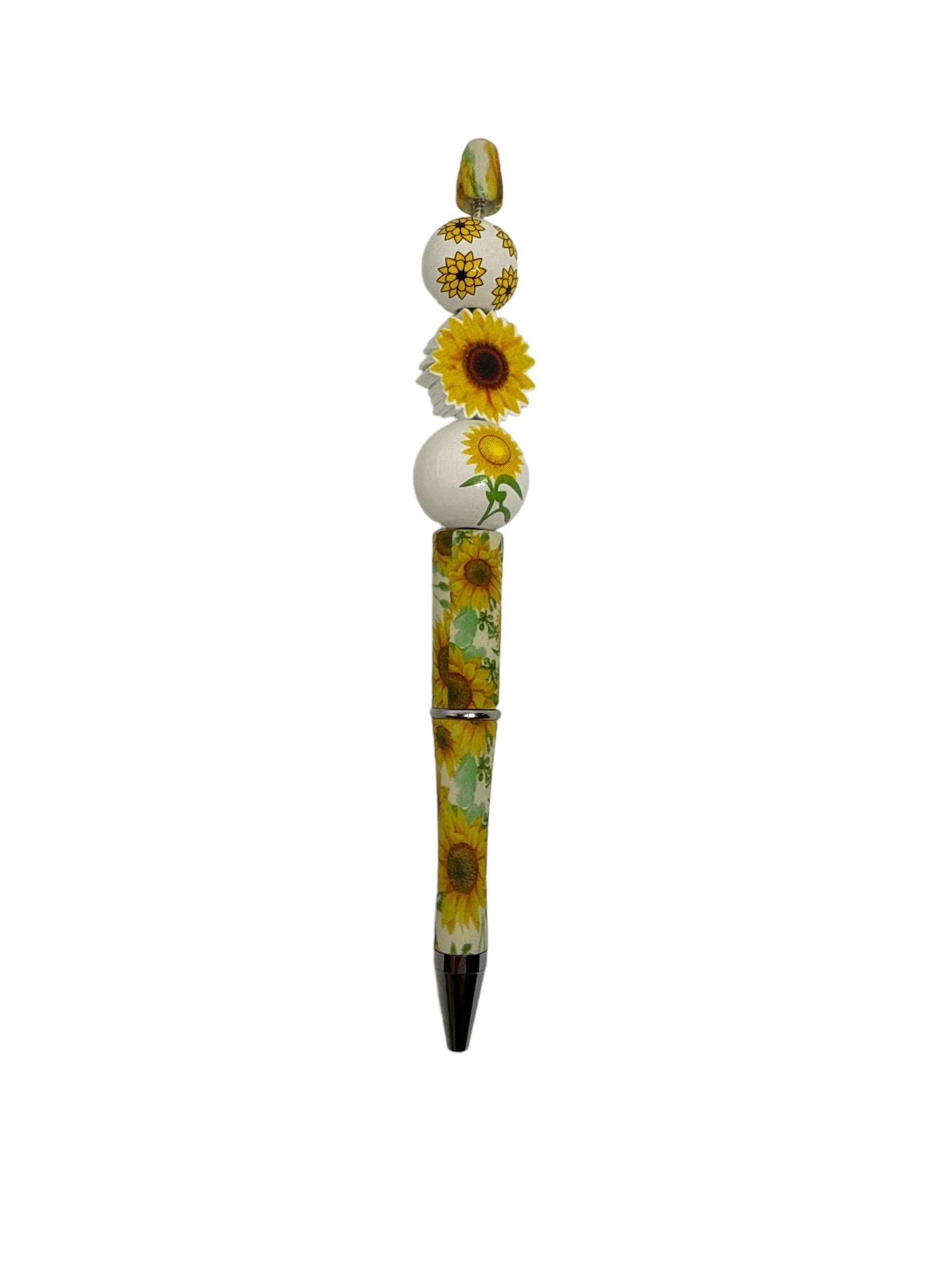 Beadeble Sunflower Pen – Bring a Little Bloom to Your Workspace