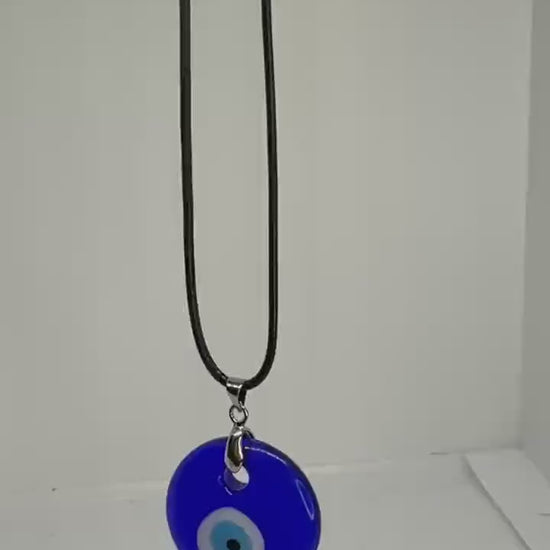 Classic Evil Eye Pendant Necklace for Good Luck & Protection