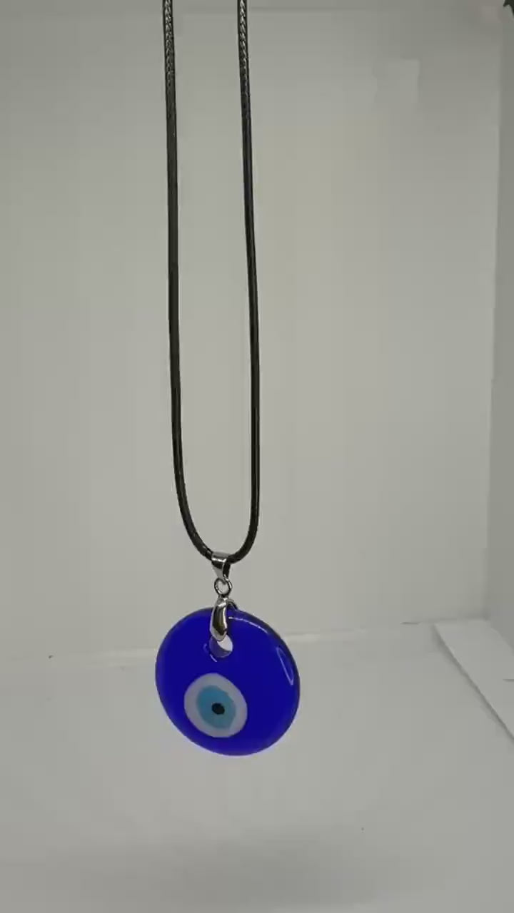 Classic Evil Eye Pendant Necklace for Good Luck & Protection